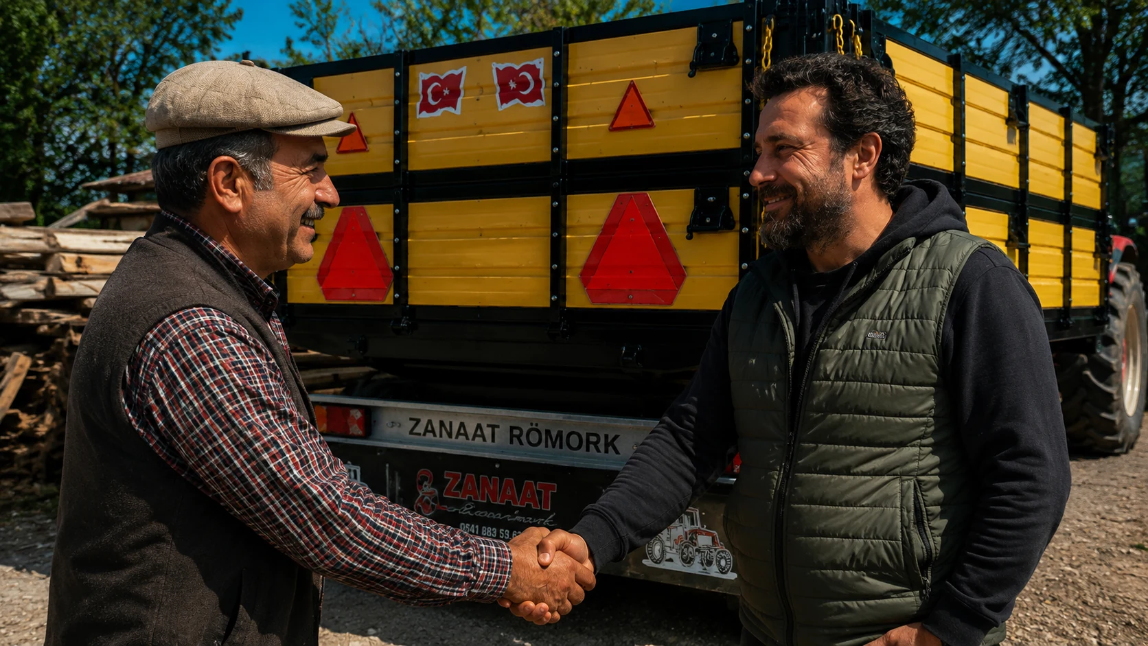 İkinci el traktör römorku alım satım hizmeti