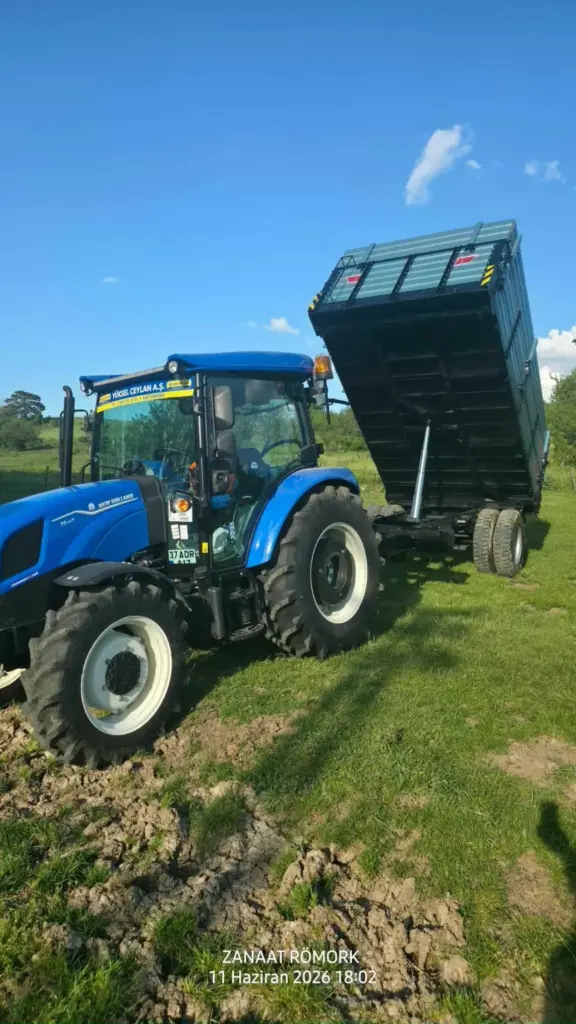 15 Ton Çift Hidrolik Ağır Tonaj Römork – Sünlük Köyü