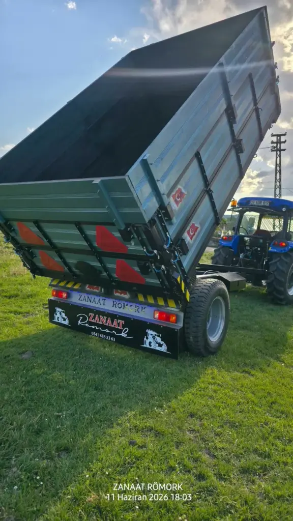 15 Ton Çift Hidrolik Ağır Tonaj Römork – Sünlük Köyü